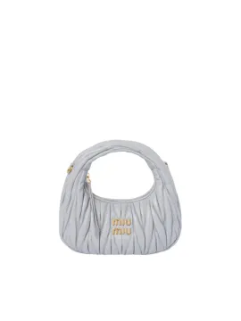 Miu Miu Chic Matelassé Nappa Leather Mini Hobo Bag | The DeLaMode