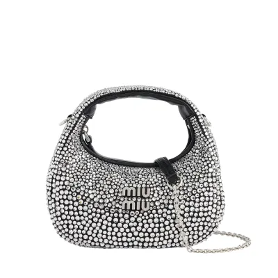 Miu Miu Starry Night Crystal-Embellished Top-Handle Bag | The DeLaMode