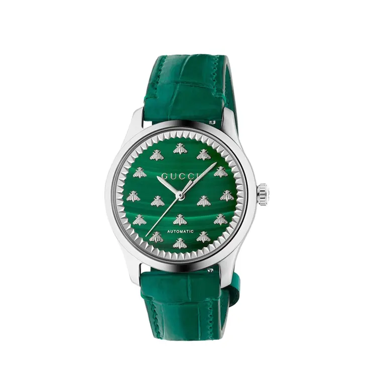 Gucci G-Timeless Automatic Green Elegance Allure | The DeLaMode
