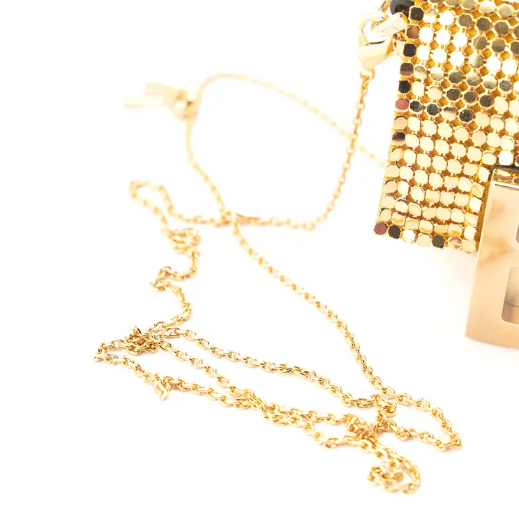 Fendace Fendace Gold Medusa Nano Baguette Micro Bag | The DeLaMode